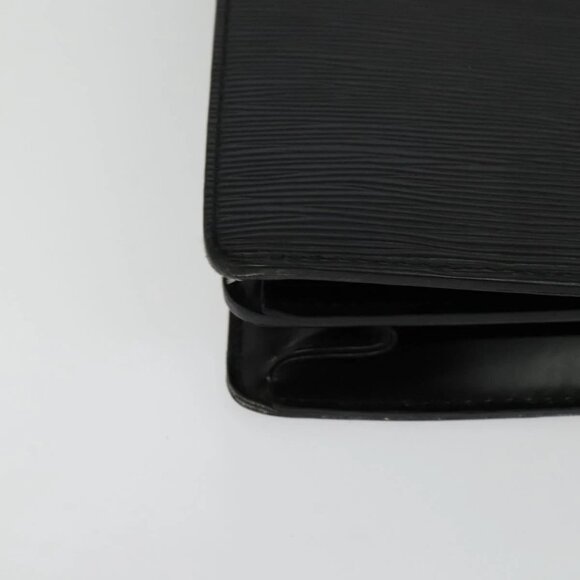 LOUIS VUITTON Epi Serviette Ambassador Business Bag Black M54412 LV Auth ep10554 - Picture 4 of 16